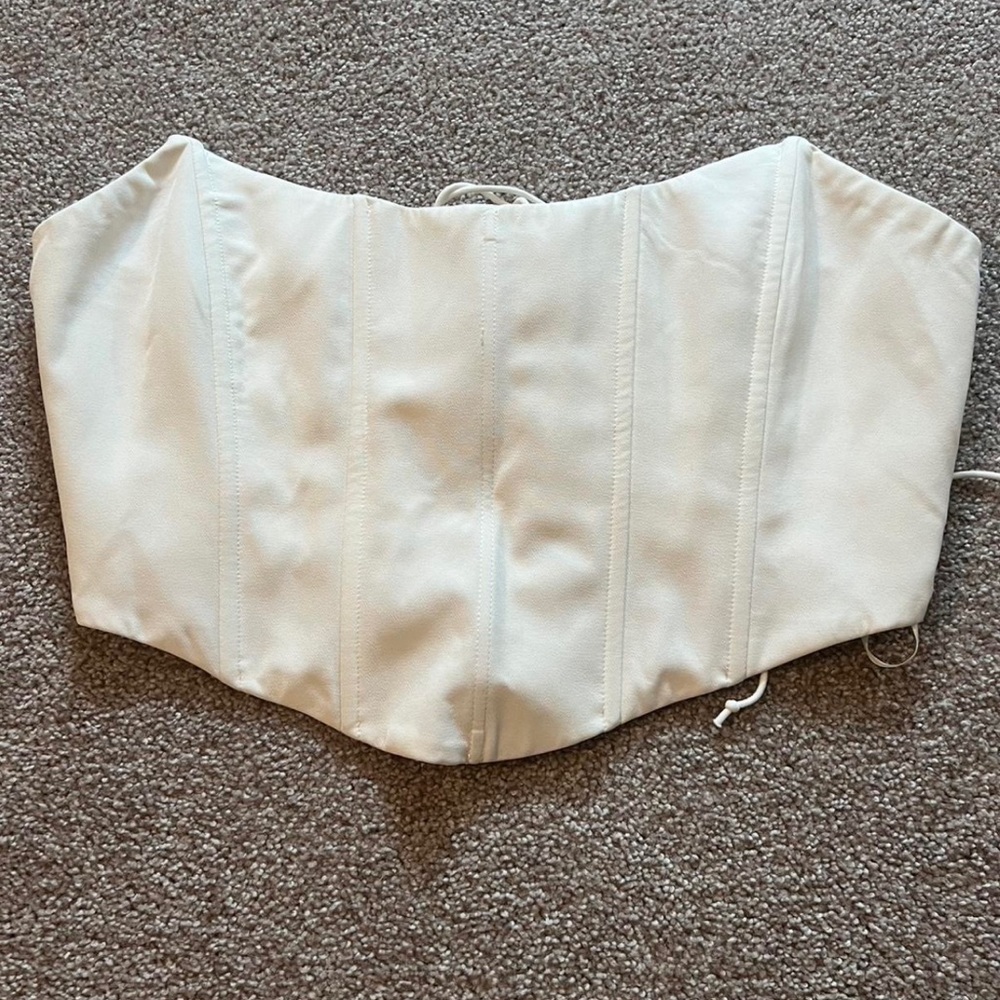Princess Polly Strapless Top (lace up back)